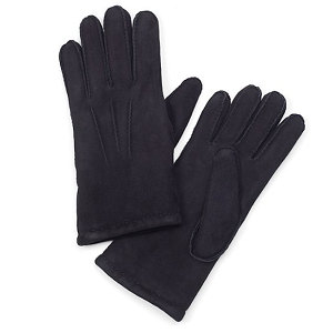 Shearling Gloves - Black